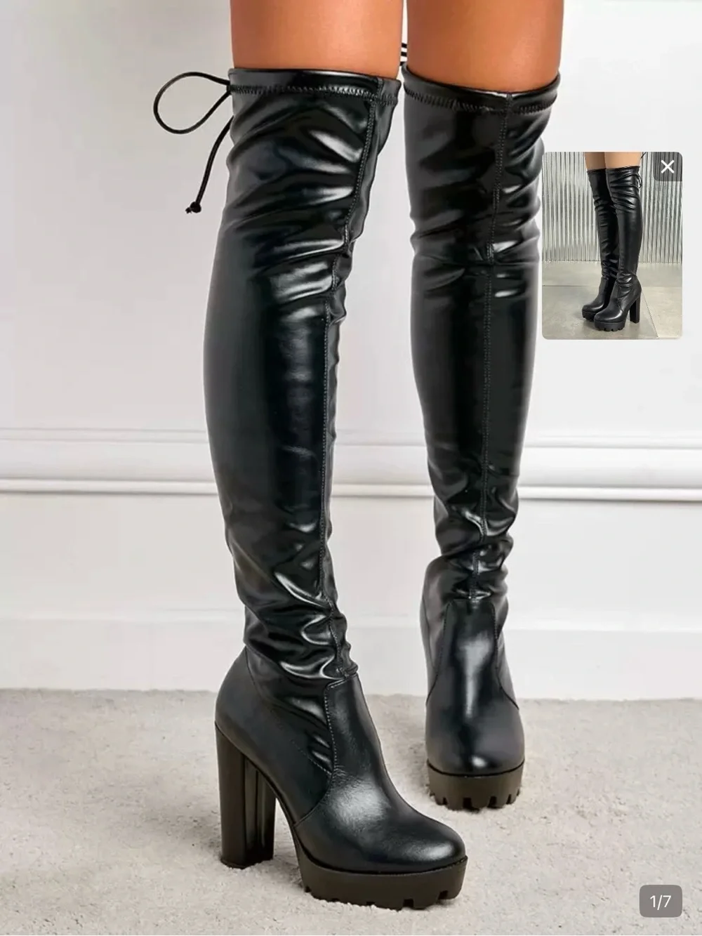 Knee High Black Boots